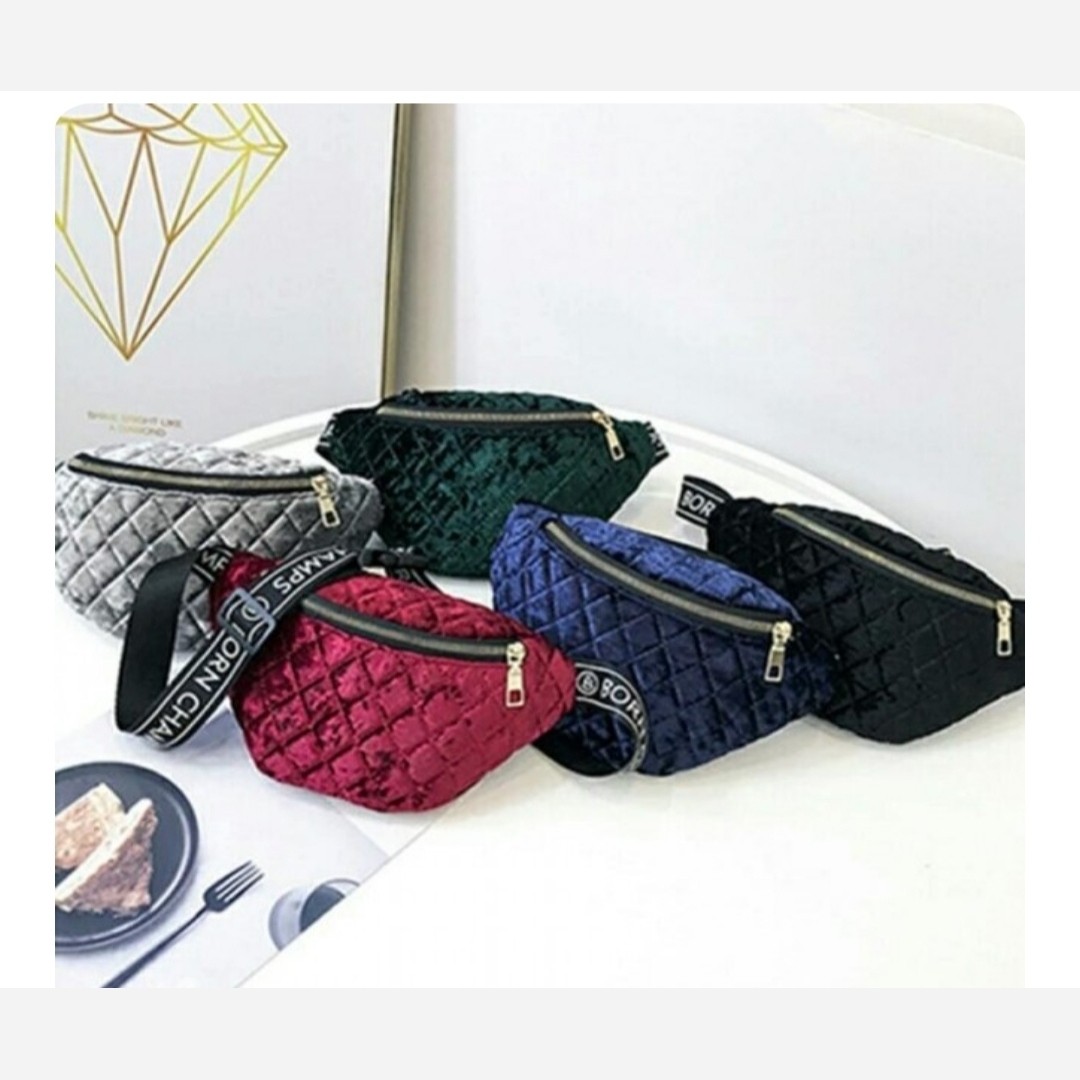 کیف کمری مخمل